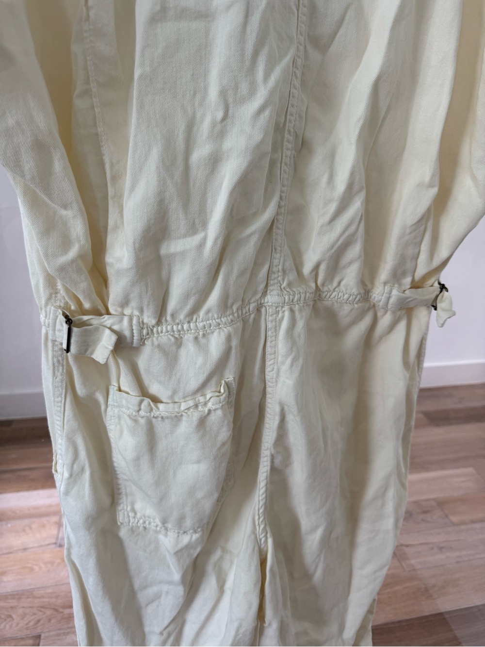 Imogen + Willie Utility Jumpsuit in Cream - Picture 7 of 10